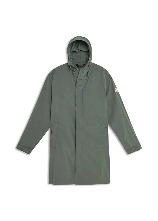 Long hooded unisex windbreaker Torrent Jungle