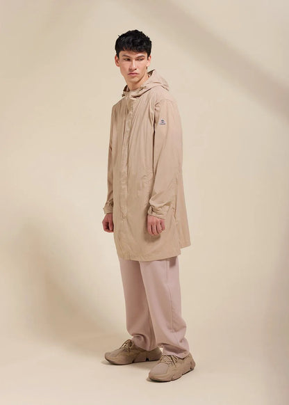Torrent Cuban sand unisex long hooded windbreaker