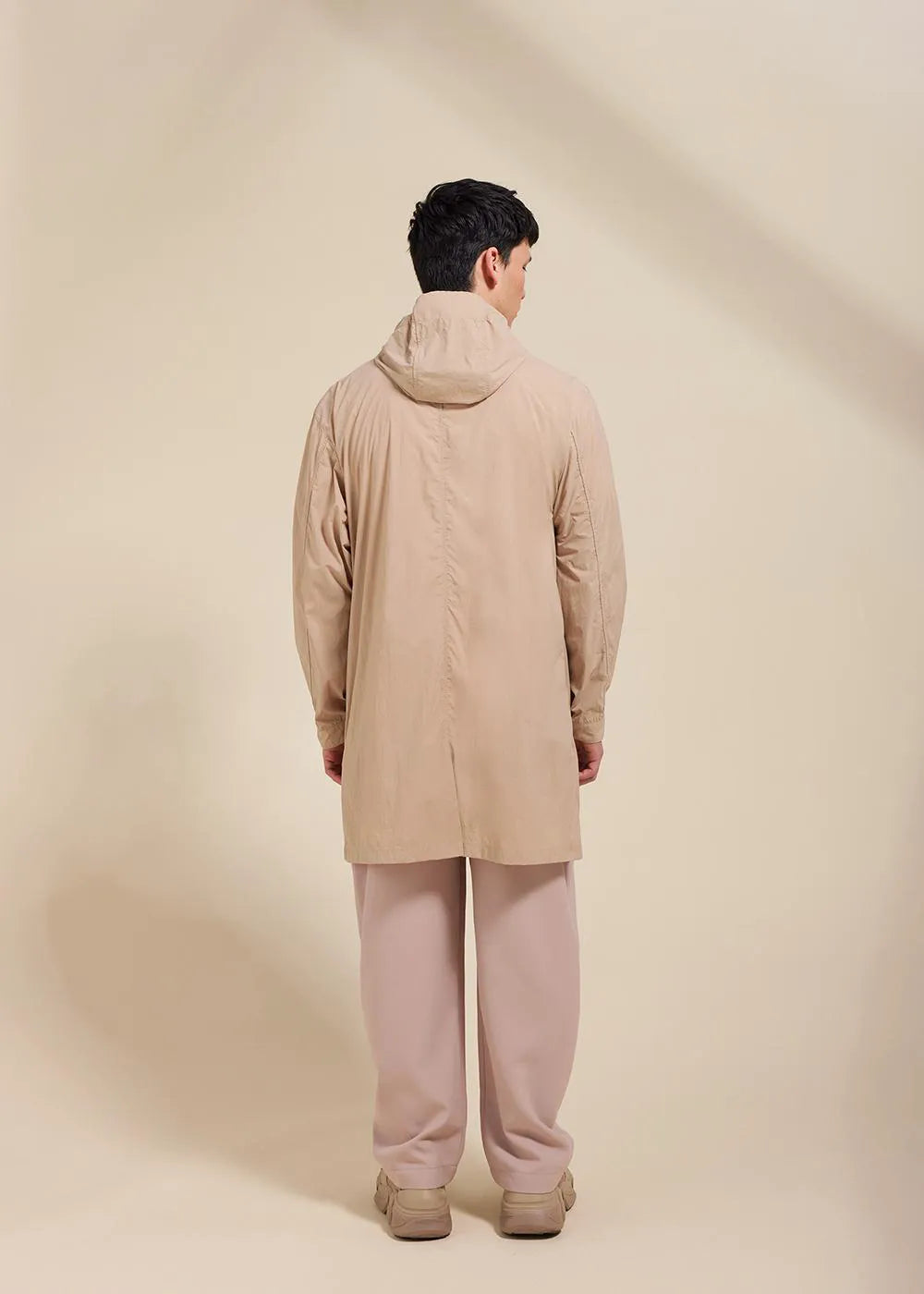 Torrent Cuban sand unisex long hooded windbreaker