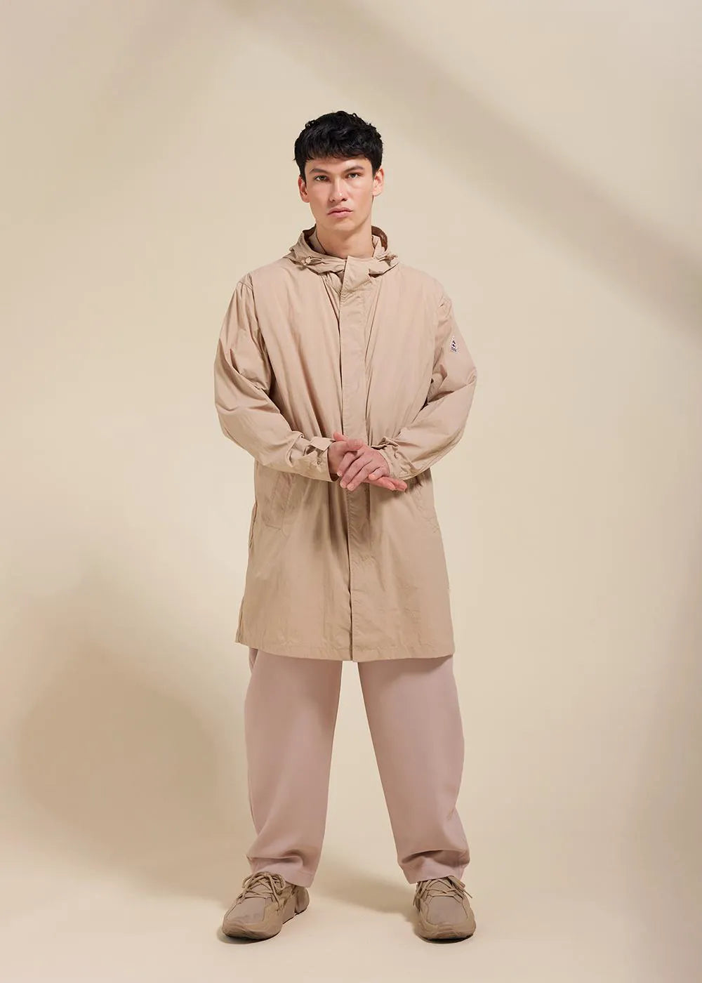 Torrent Cuban sand unisex long hooded windbreaker