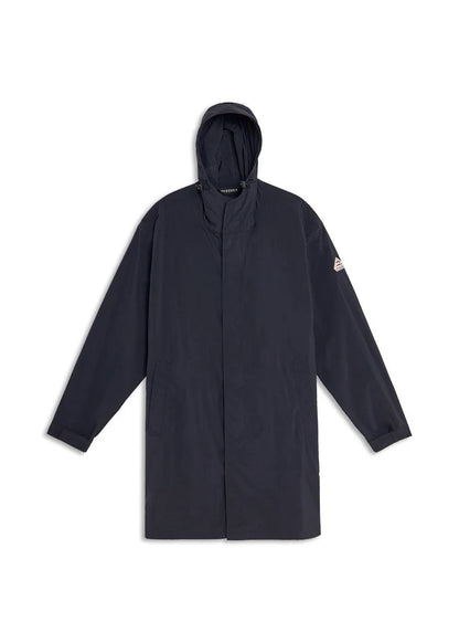 Unisex long hooded windbreaker Torrent Black