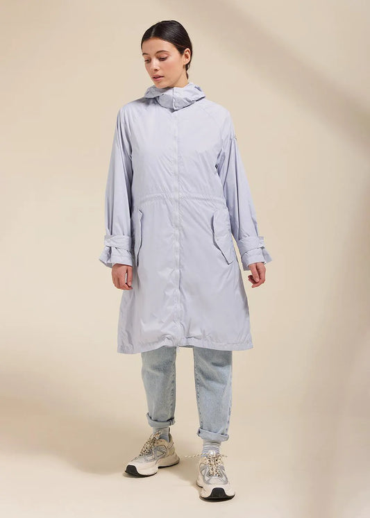 Ariane Arctic ice long windbreaker