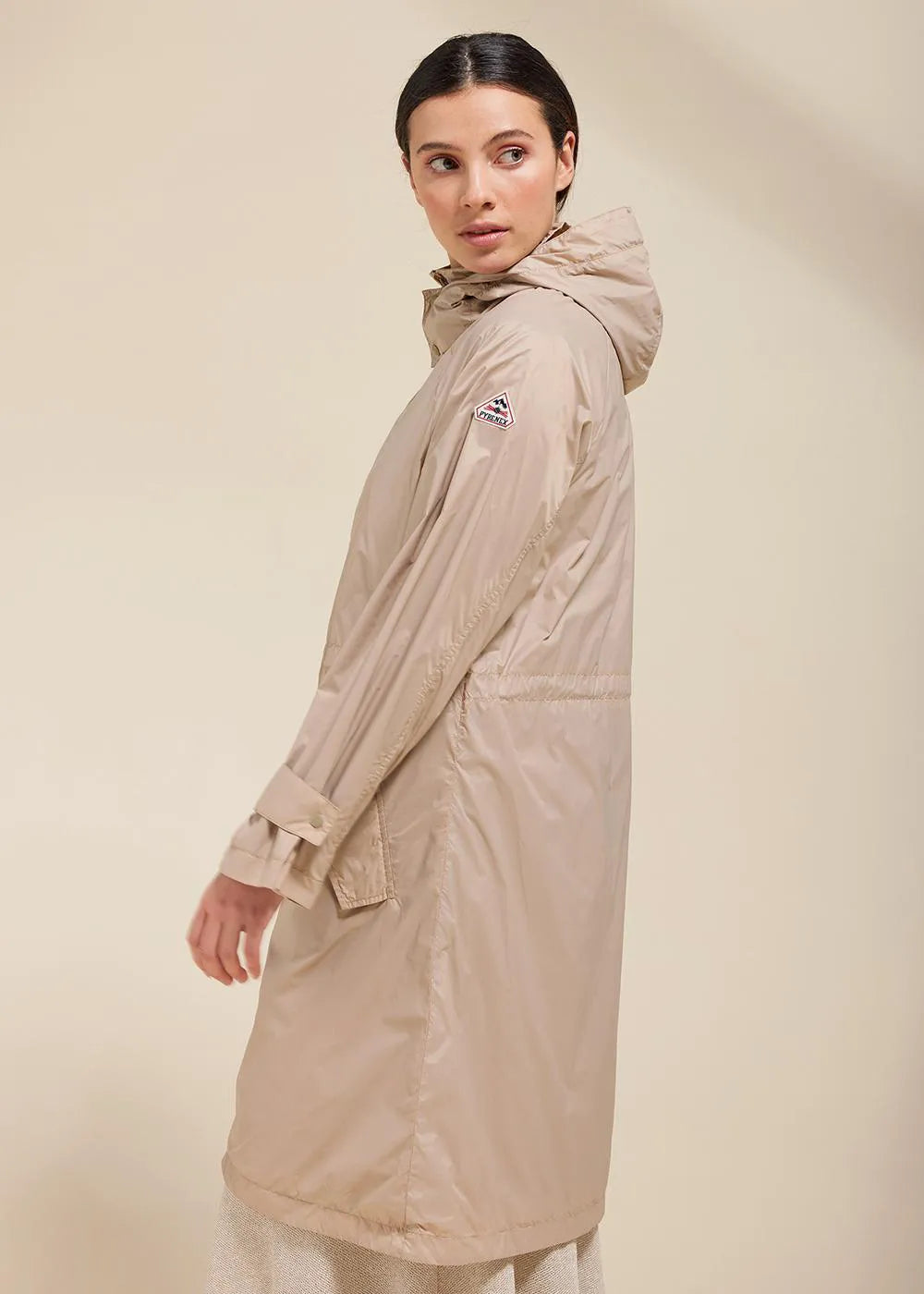 Ariane Cuban sand long windbreaker