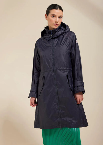 Ariane Deep ink long windbreaker