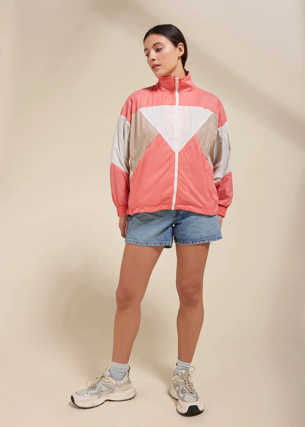 Women's windbreaker Erine Multi peach