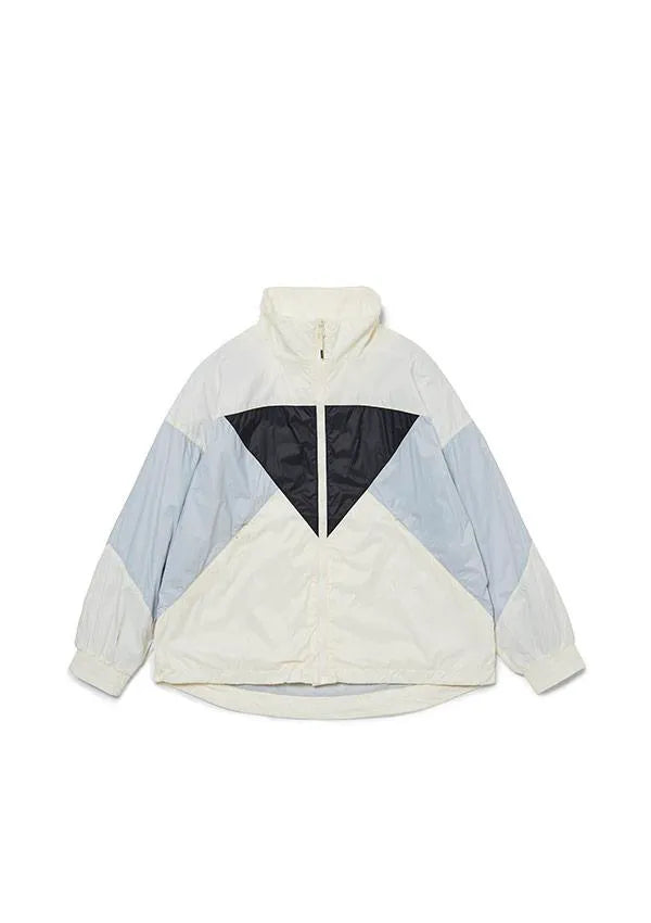 Erine Multi white alyssum women's windbreaker