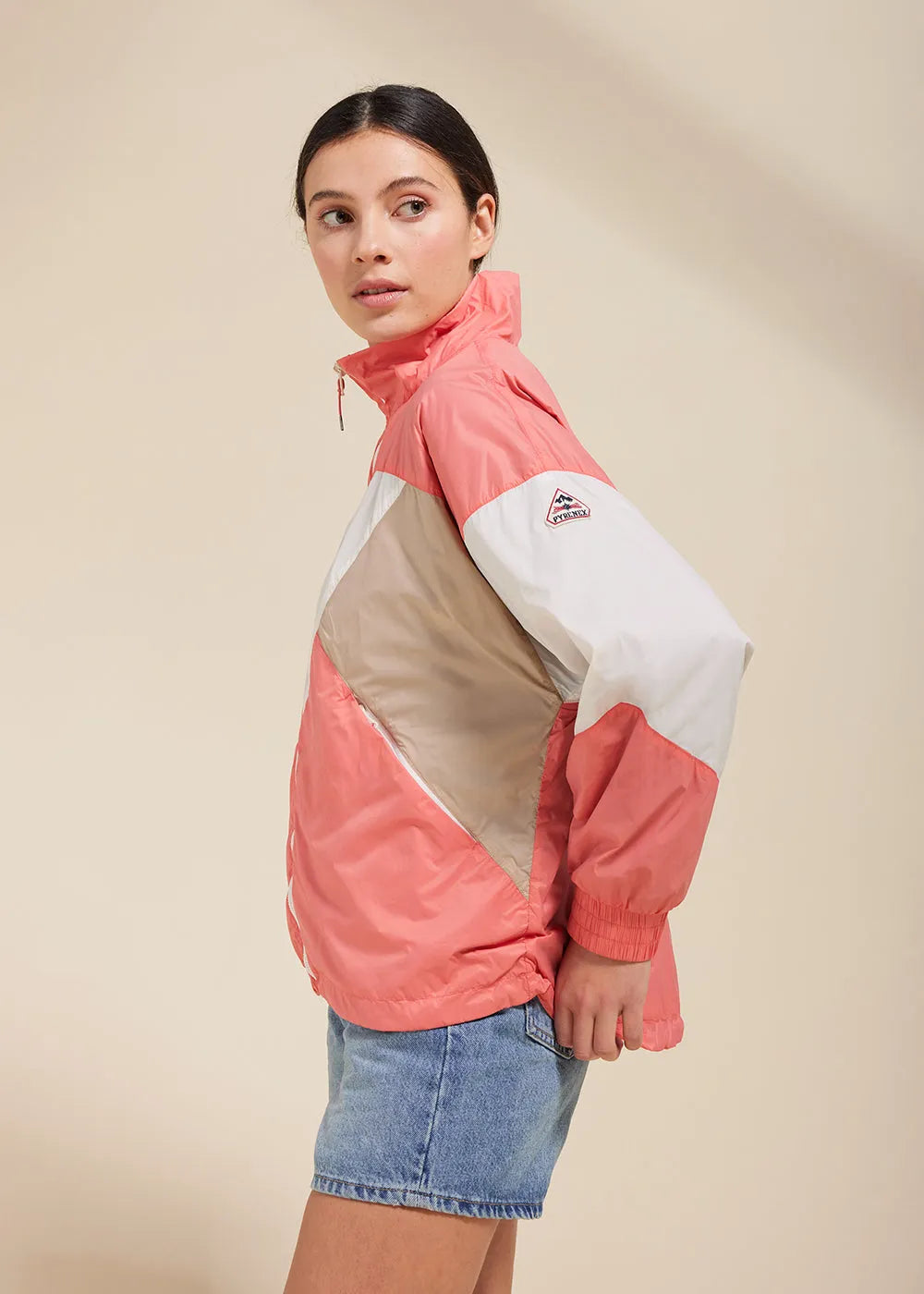 Women's windbreaker Erine Multi peach