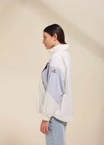 Erine Multi white alyssum women's windbreaker