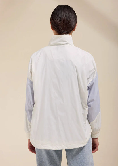Erine Multi white alyssum women's windbreaker