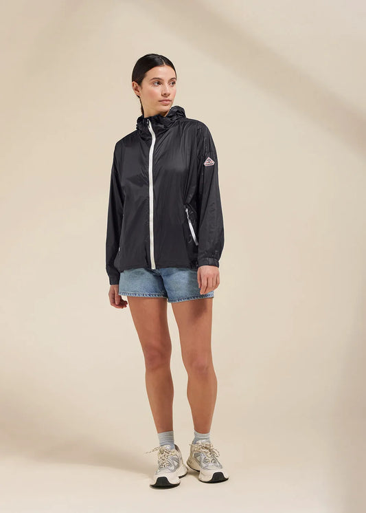 Zinnia Black Women's Windbreaker