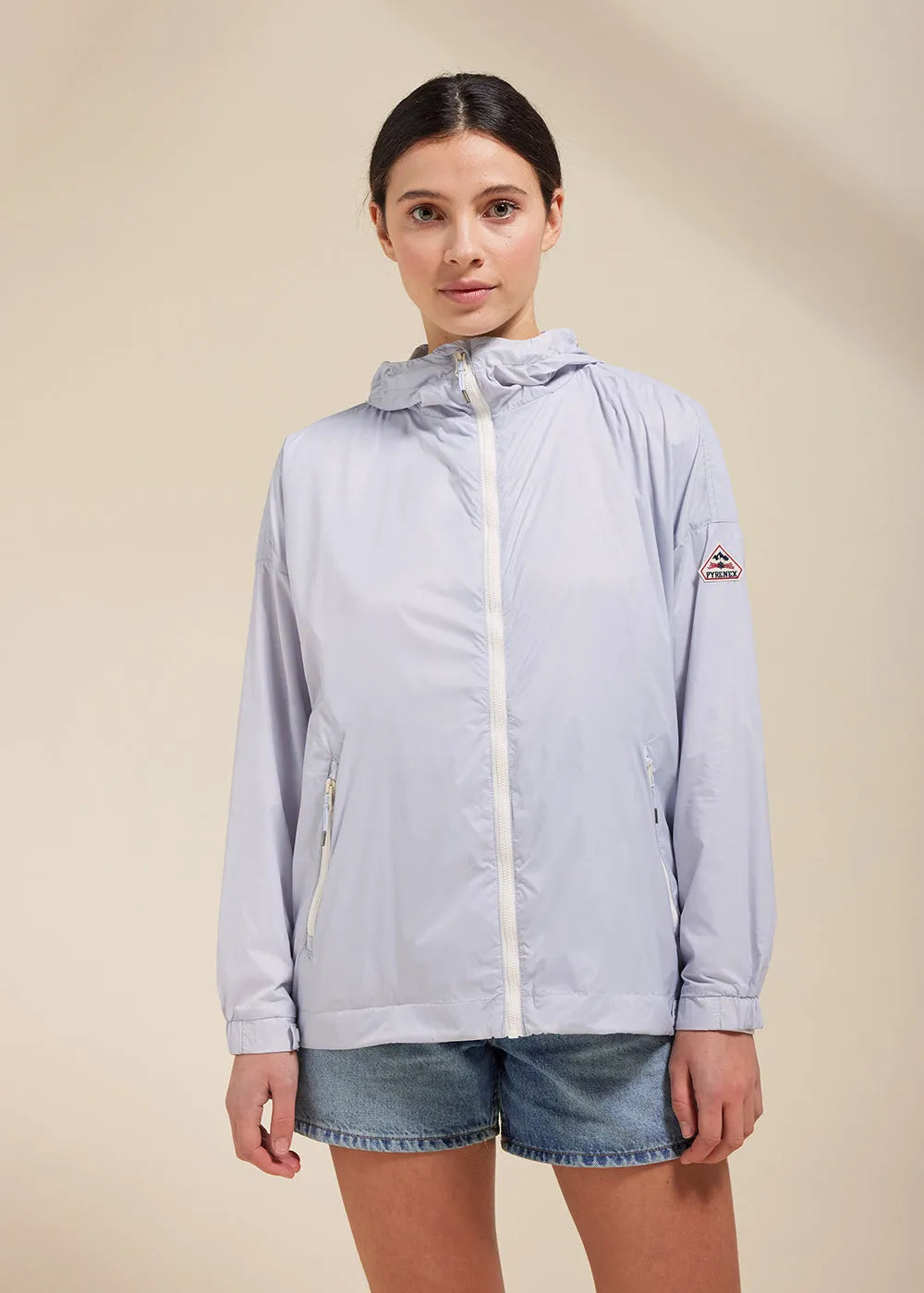 Women's windbreaker Zinnia Arctic ice