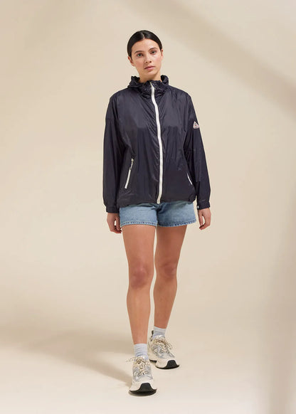 Zinnia Deep ink women's windbreaker