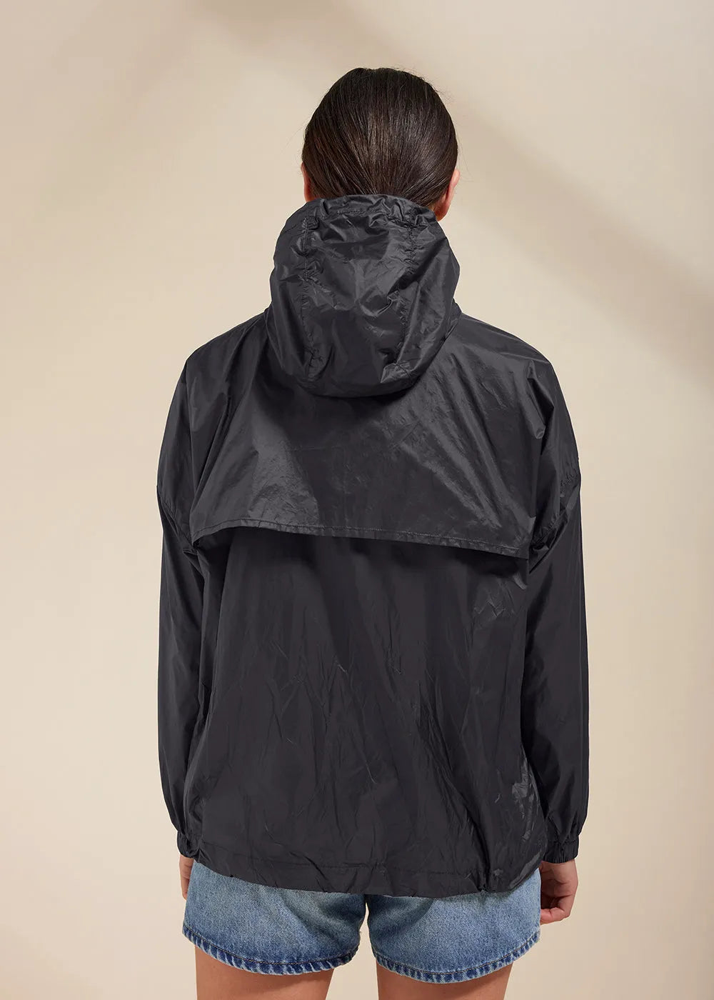 Zinnia Black Women's Windbreaker