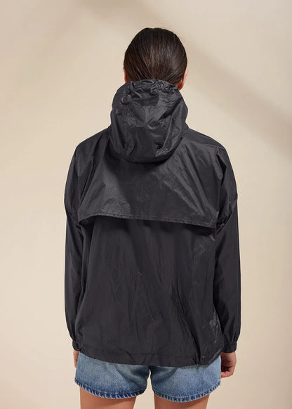 Zinnia Black Women's Windbreaker