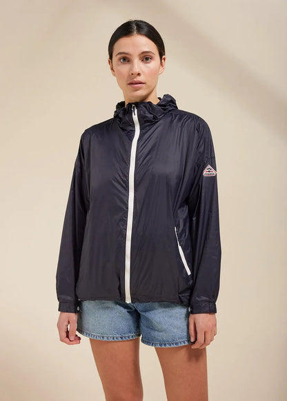 Zinnia Deep ink women's windbreaker