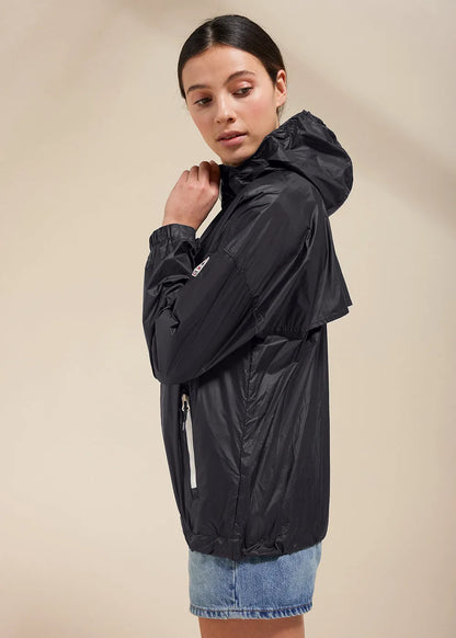 Zinnia Black Women's Windbreaker