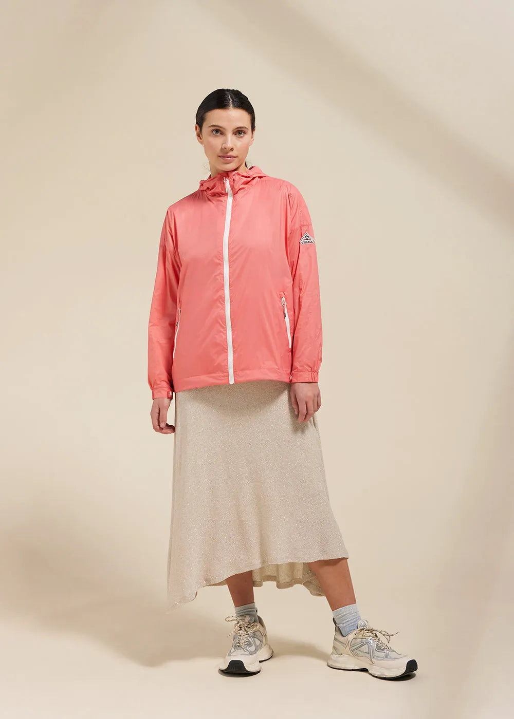 Women's windbreaker Zinnia Peach
