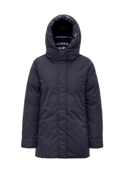 Pyrenex Charlotte women's warm parka in natural down, Black