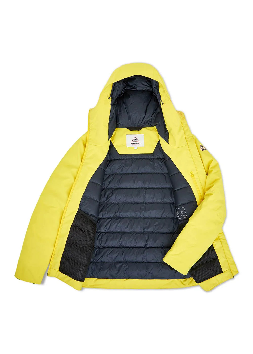Men's waterproof parka jacket Pyrenex Gravity in natural down Illuminating