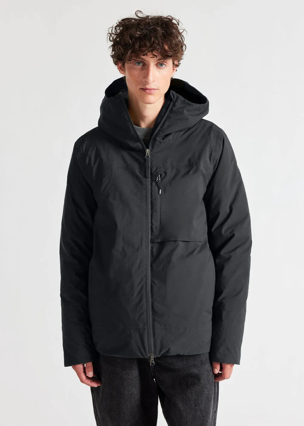 Men's waterproof parka jacket Pyrenex Gravity in natural down Black