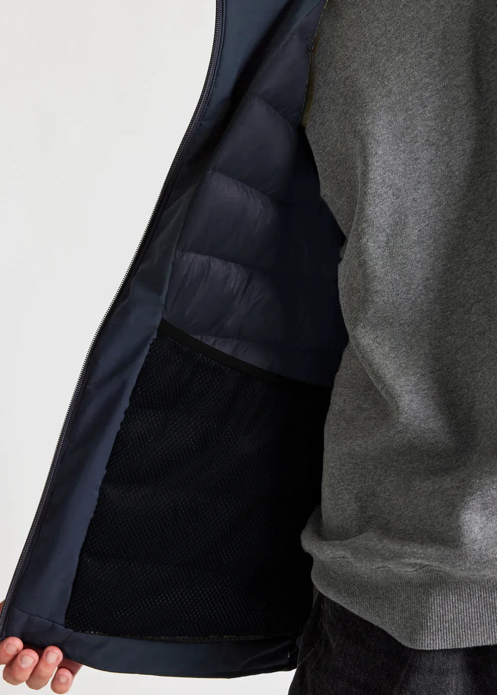 Pyrenex men's waterproof parka jacket Gravity in natural down Deep ink