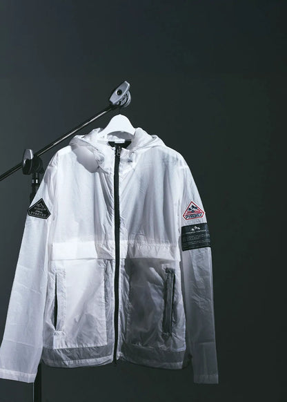 Pyrenex x Wildside Soulere white windbreaker