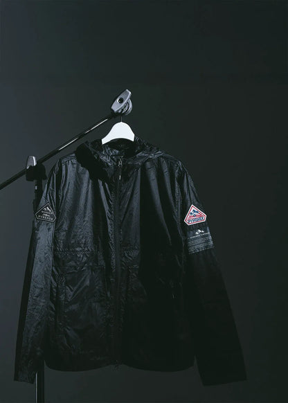 Pyrenex x Wildside Soulere black windbreaker